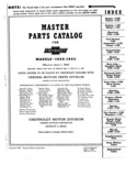 Previous Page - Master Parts Catalog April 1950