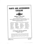 Previous Page - Parts and Accessories Catalog P&A 30 October 1962