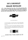 Previous Page - Dealer Accessory Catalog January 1974