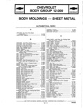 Next Page - Chassis and Body Parts Catalog P&A 11 April 1977